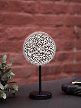 Nazakat. Exclusive, Fine Hand Engraved Wood Block Curio / Wall Piece - Arasti
