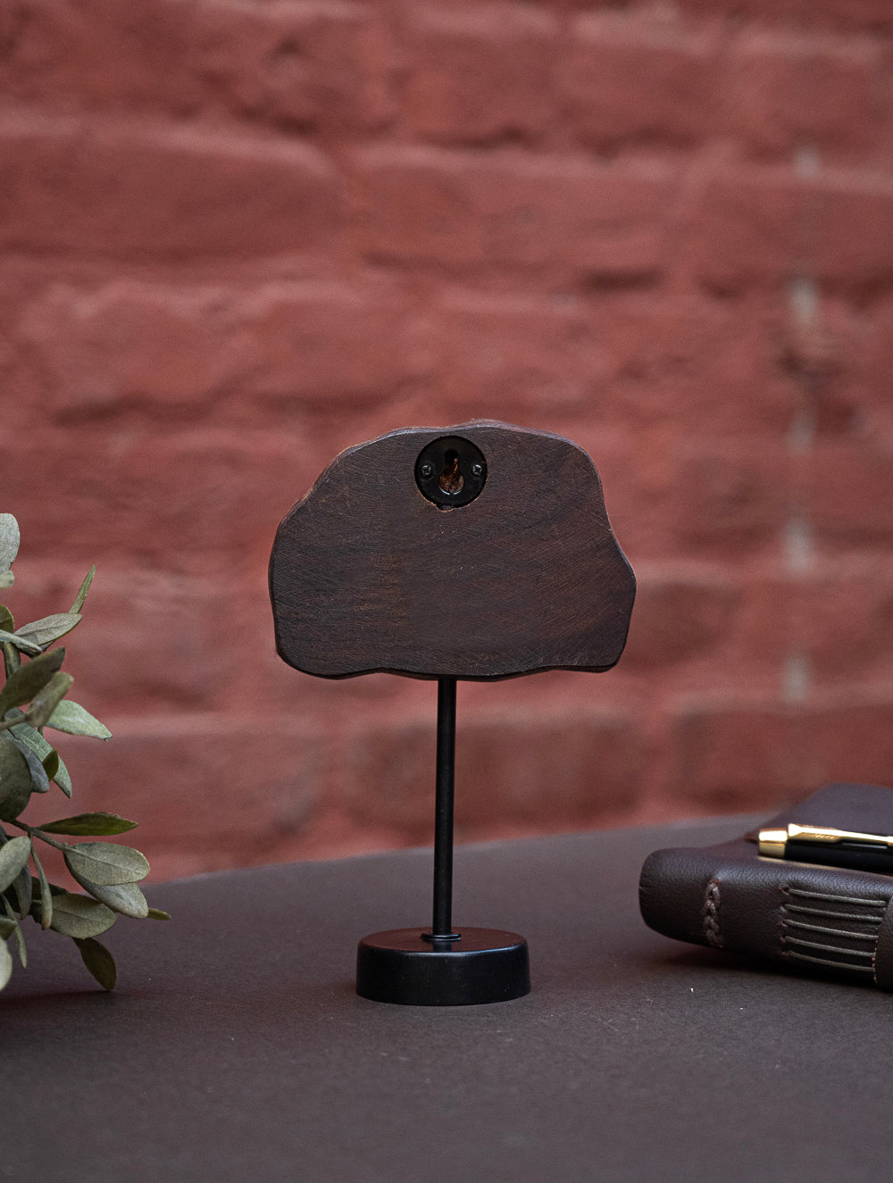 Nazakat. Exclusive, Fine Hand Engraved Wood Block Curio / Wall Piece - Autumn Tree