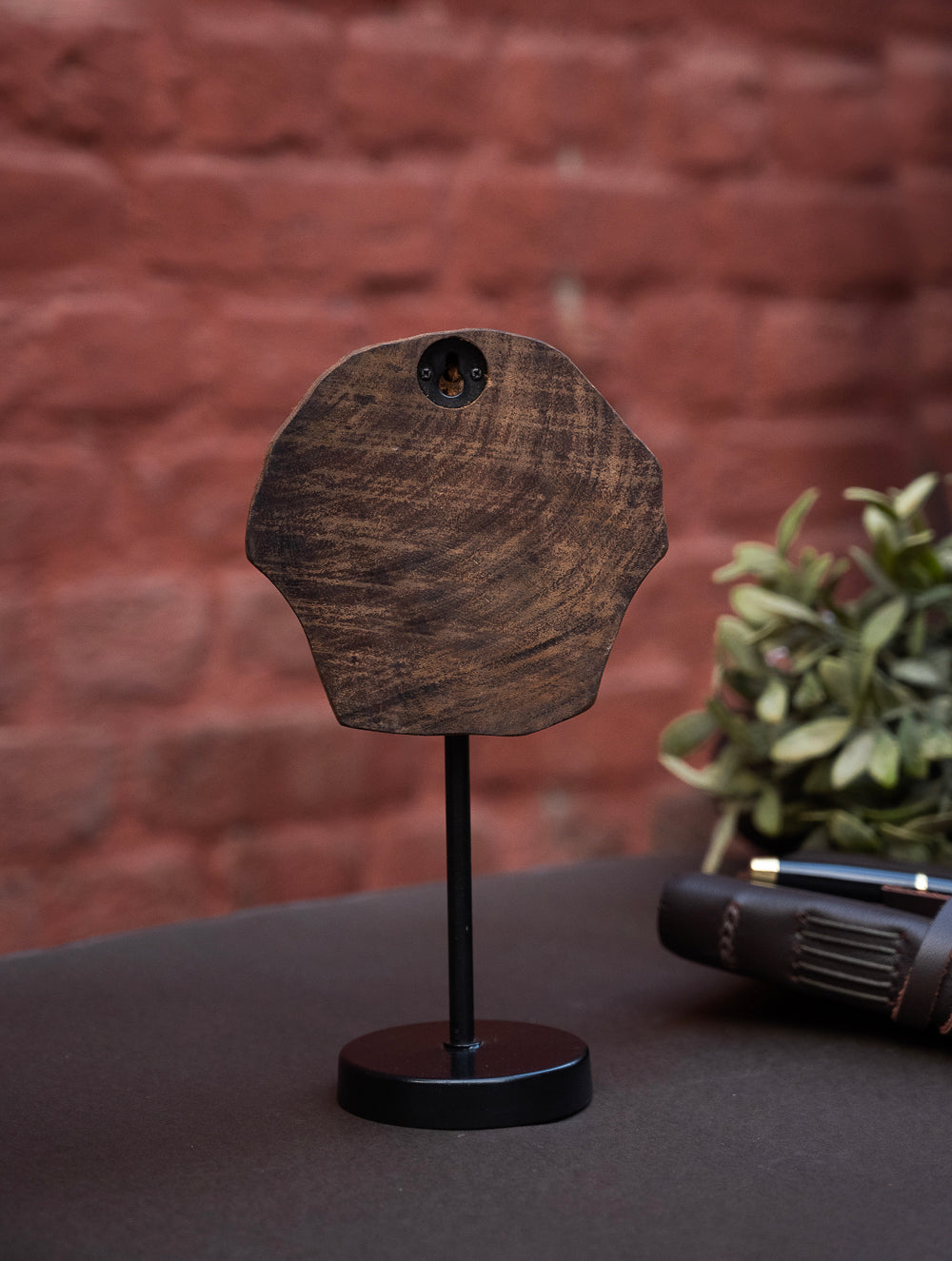 Nazakat. Exclusive, Fine Hand Engraved Wood Block Curio / Wall Piece - Banyan Tree