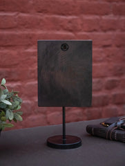 Nazakat. Exclusive, Fine Hand Engraved Wood Block Curio / Wall Piece - Paisley, Rectangular