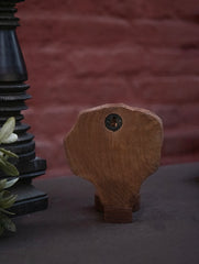 Nazakat. Exclusive, Fine Hand Engraved Wood Block Tealight Holders (Set of 2) - Tree Of Life