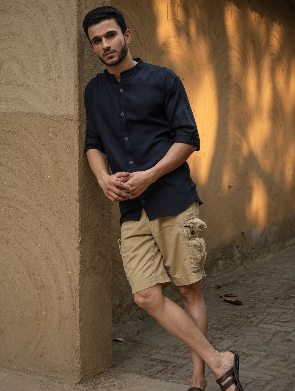 Organic Kala Cotton Shirt - Black