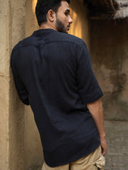 Organic Kala Cotton Shirt - Black