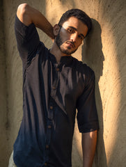 Organic Kala Cotton Shirt - Black