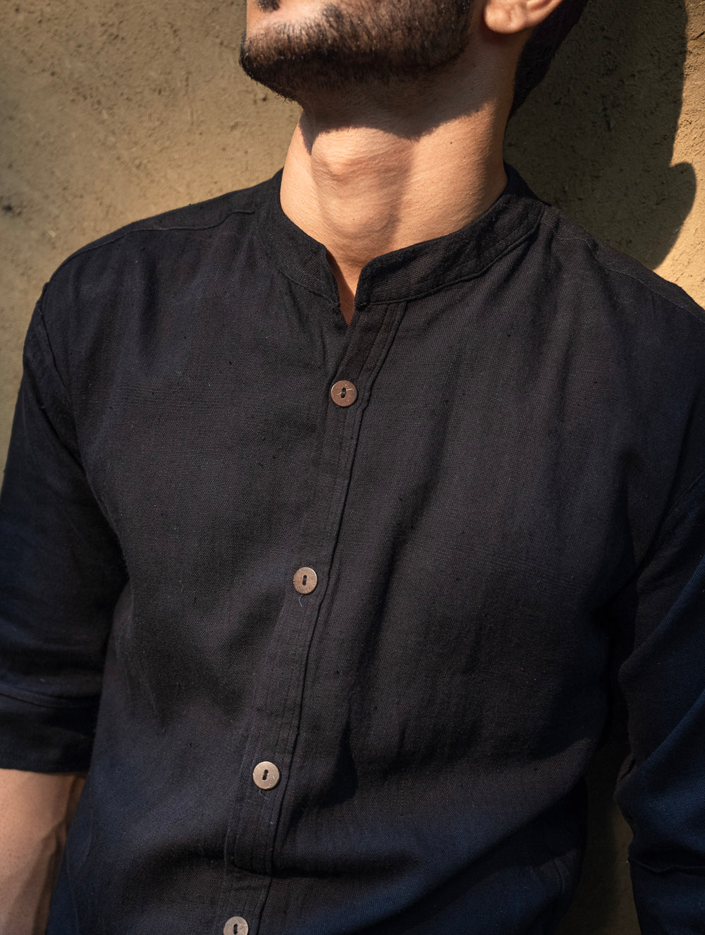 Organic Kala Cotton Shirt - Black