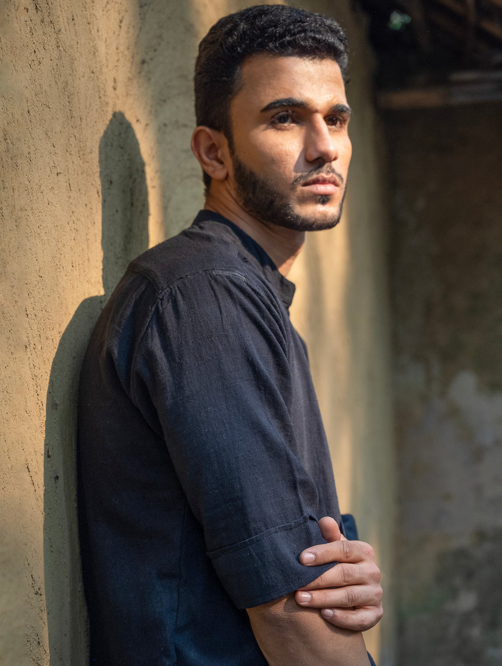 Organic Kala Cotton Shirt - Black