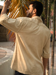 Organic Kala Cotton Shirt - Dull Khakhi