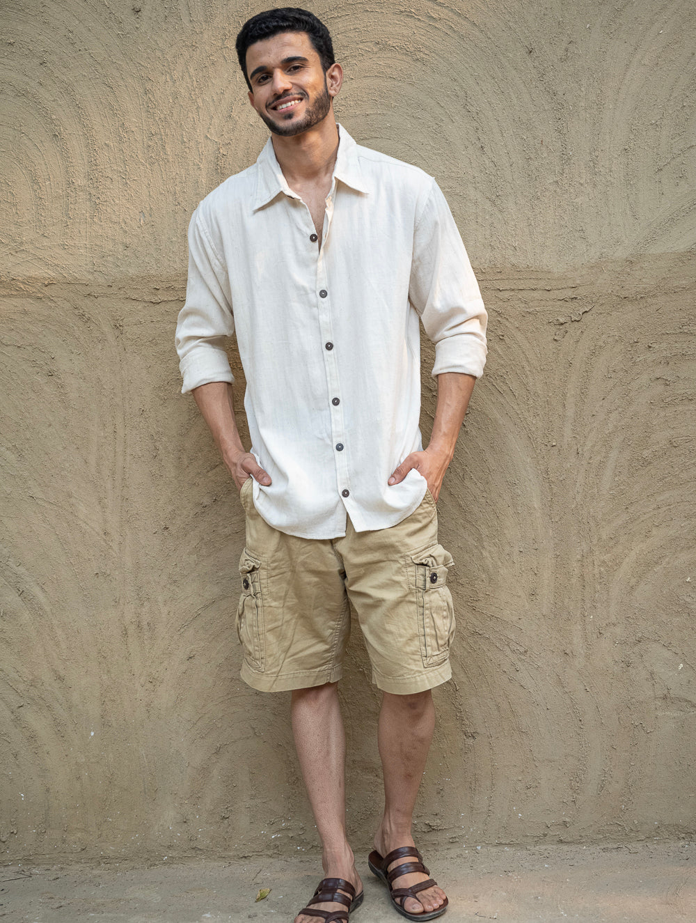 Organic Kala Cotton Shirt - Off White