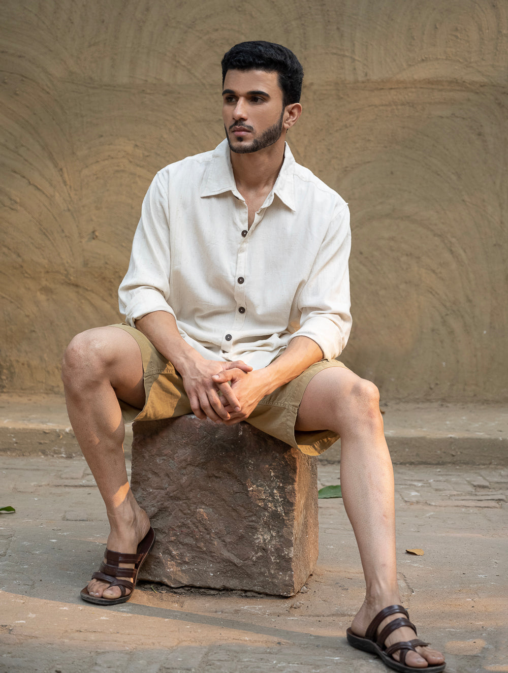 Organic Kala Cotton Shirt - Off White