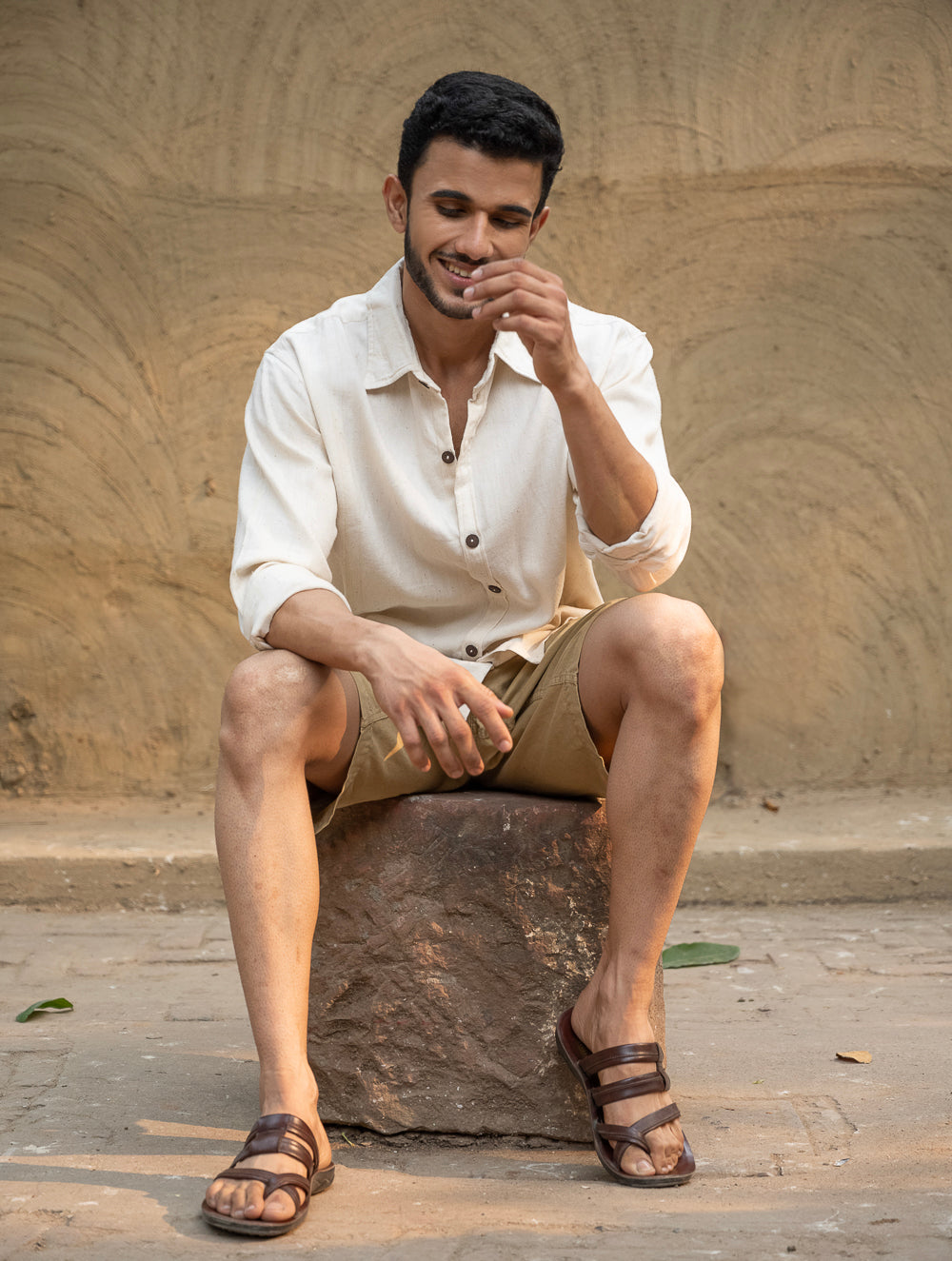 Organic Kala Cotton Shirt - Off White