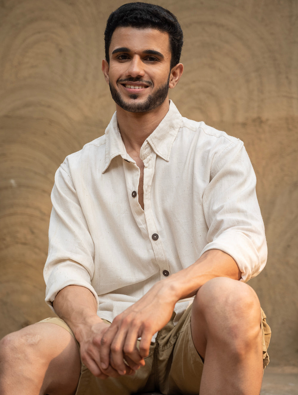 Organic Kala Cotton Shirt - Off White