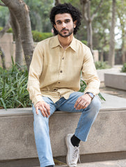 Organic Kala Cotton Shirt - Cream Summer