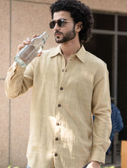 Organic Kala Cotton Shirt - Cream Summer