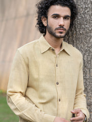 Organic Kala Cotton Shirt - Cream Summer