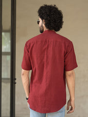 Organic Kala Cotton Shirt - Summer Wine