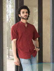 Organic Kala Cotton Shirt - Summer Wine