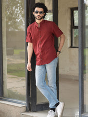 Organic Kala Cotton Shirt - Summer Wine