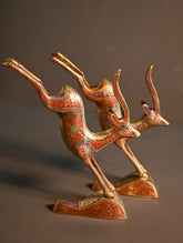 Brass Engraved Curios - The Galloping Herd (Set of 2)