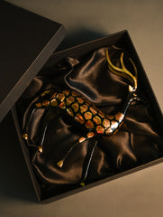 Brass Engraved Curios - The Copper - Leaf Stag