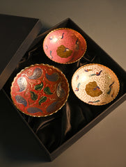 Brass Engraved Bowls - The Regal Pair (Set of 2)