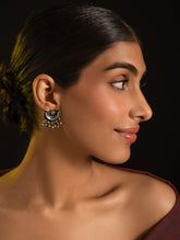 Pure Silver Traditional Maharashtrian Earrings - Ardhachandra
