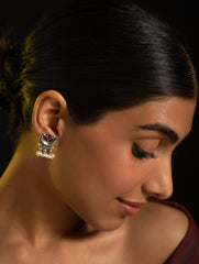 Pure Silver Traditional Maharashtrian Earrings - Chandreshi