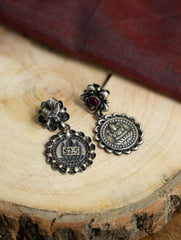 Pure Silver Traditional Maharashtrian Earrings - Kusum Laxmi