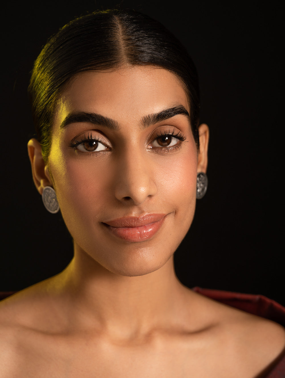 Pure Silver Traditional Maharashtrian Earrings - Mohar