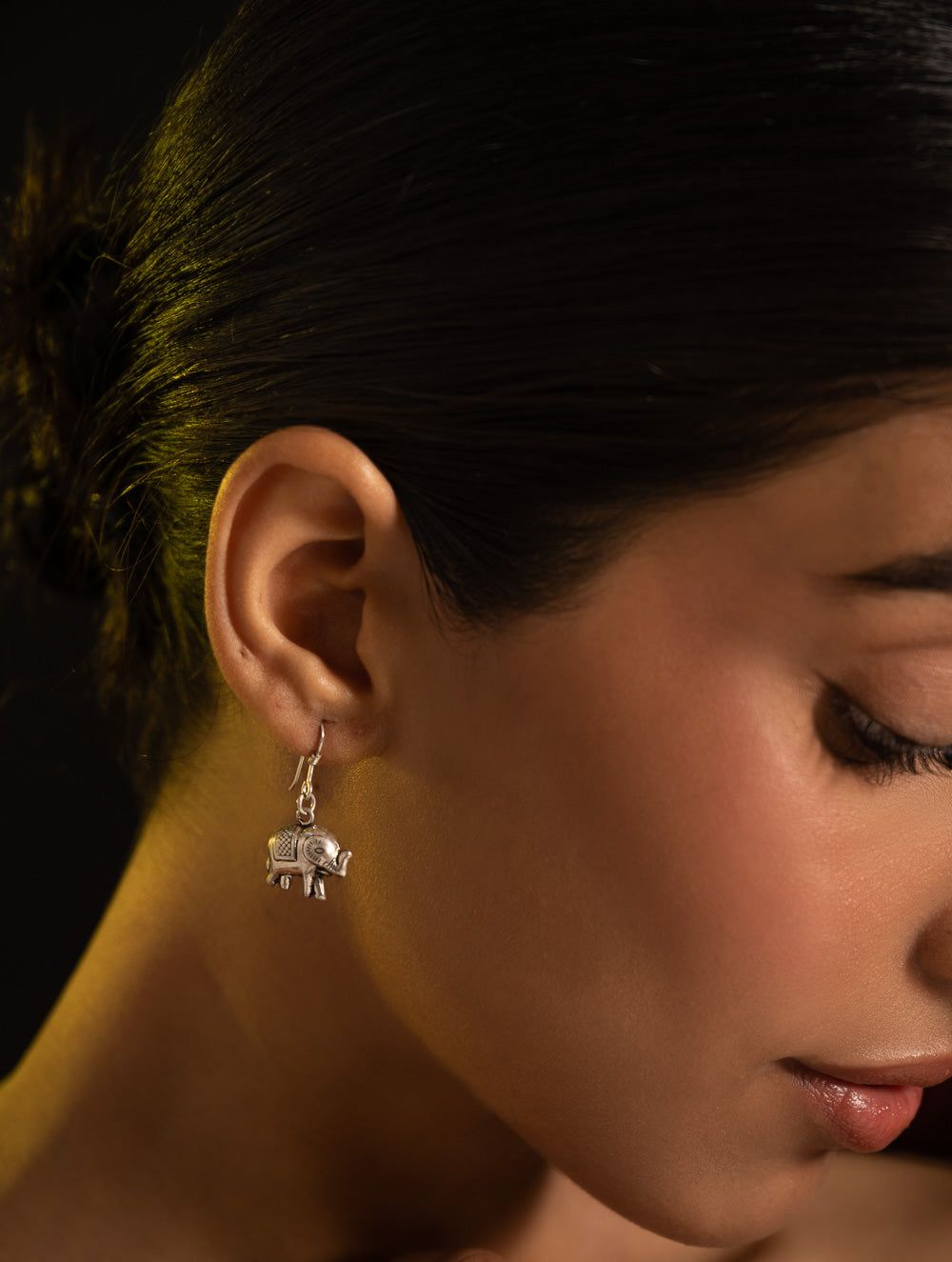Pure Silver Traditional Maharashtrian Earrings - Tanugaja