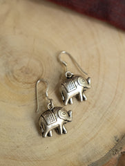Pure Silver Traditional Maharashtrian Earrings - Tanugaja