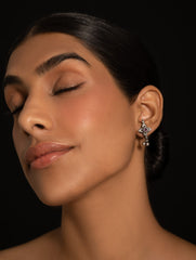 Pure Silver Traditional Maharashtrian Earrings - Tarakini Studs