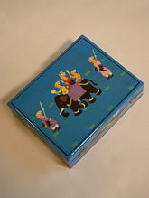 The Shahi Collection. Exclusive, Fine Kashmiri Art Decorative Box - Cerulean Sojourn