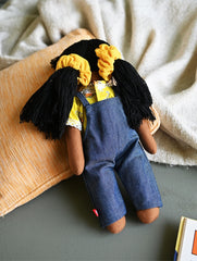 Artisan Handcrafted Fabric Kannama Doll - Meenu