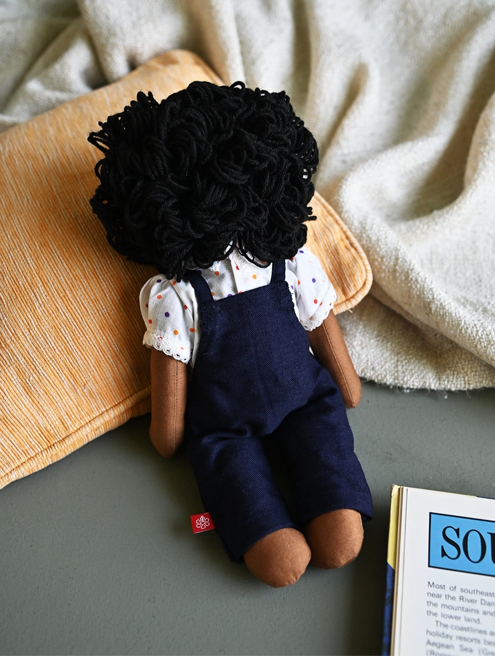 Artisan Handcrafted Fabric Kannama Doll - Myra