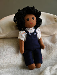 Artisan Handcrafted Fabric Kannama Doll - Myra