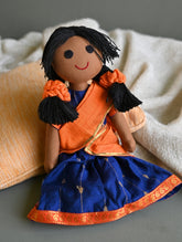 Artisan Handcrafted Fabric Kannama Doll - Kavya