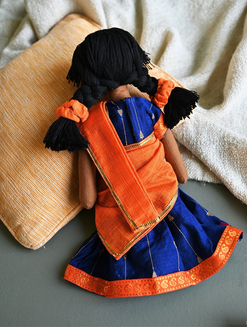 Artisan Handcrafted Fabric Kannama Doll - Kavya