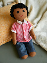 Artisan Handcrafted Fabric Kannama Doll - Arjun