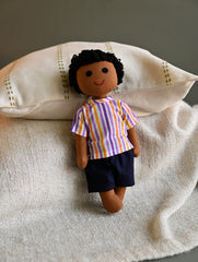 Artisan Handcrafted Fabric Kannama Doll - Kabir