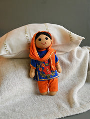 Artisan Handcrafted Fabric Kannama Doll - Jasleen