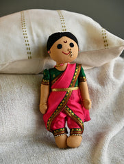 Artisan Handcrafted Fabric Kannama Doll - Urimila Taai