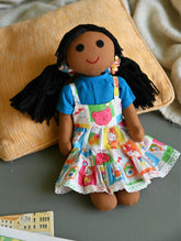 Artisan Handcrafted Fabric Kannama Doll - Diya