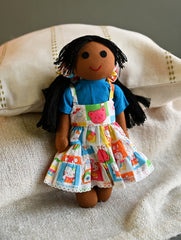 Artisan Handcrafted Fabric Kannama Doll - Diya