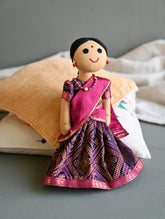Artisan Handcrafted Fabric Kannama Doll - Veda