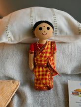 Artisan Handcrafted Fabric Kannama Doll - Ambujam Mami