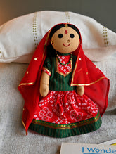 Artisan Handcrafted Fabric Kannama Doll - Basanthi