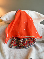Artisan Handcrafted Fabric Kannama Doll - Rajeshwari