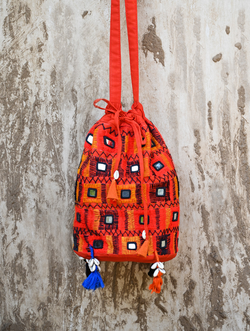 Handcrafted Lambani Potli Sling Bag - Medley