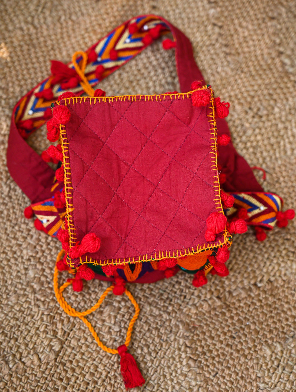 Handcrafted Lambani Potli Sling Bag - Cheela