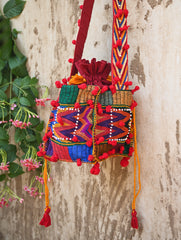 Handcrafted Lambani Potli Sling Bag - Cheela